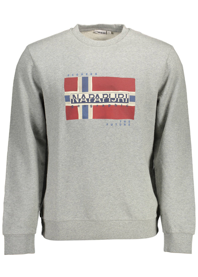 NAPAPIJRI SWEATSHIRT WITHOUT ZIP MAN GRAY-0