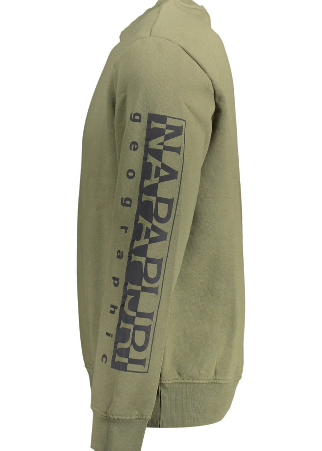 NAPAPIJRI SWEATSHIRT WITHOUT ZIP MAN GREEN-2