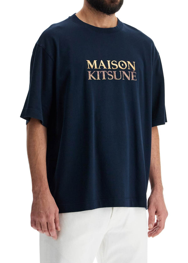 Maison Kitsune oversized t-shirt with gradient logo