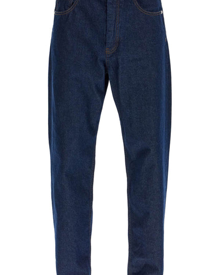 Maison Kitsune lightweight denim straight leg jeans