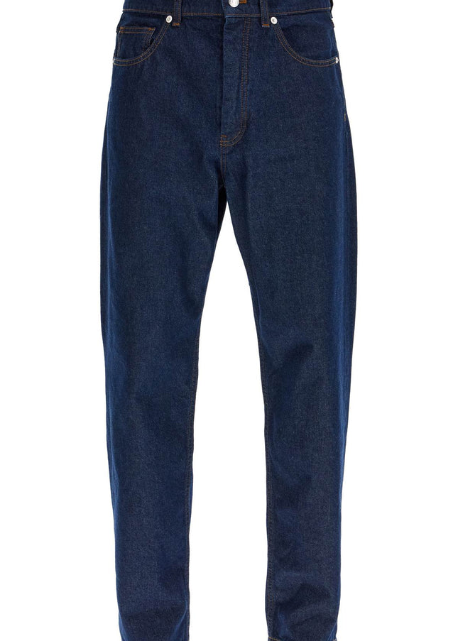 Maison Kitsune lightweight denim straight leg jeans