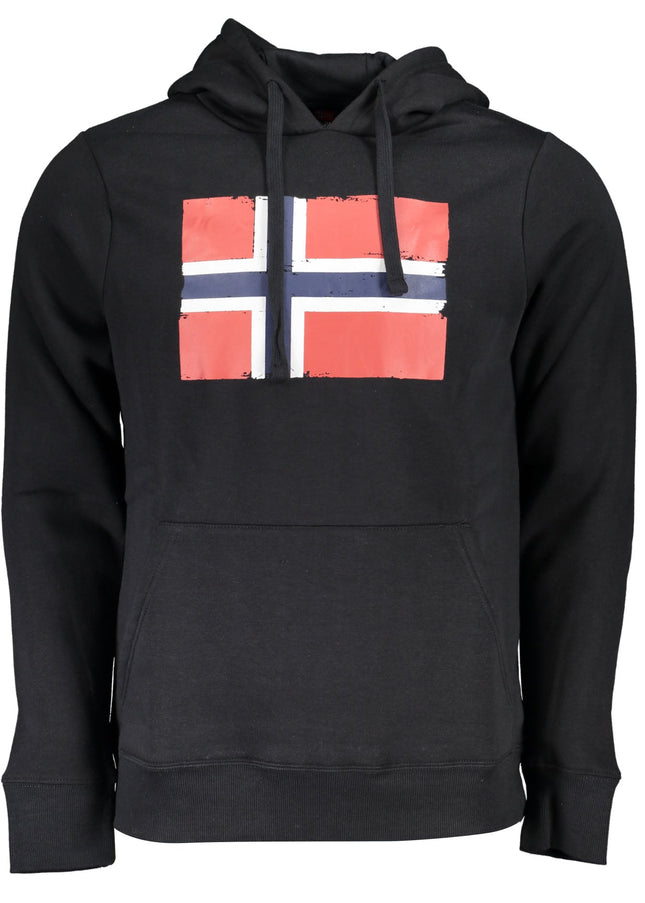 NORWAY 1963 BLACK MEN'S ZIPLESS SWEATSHIRT-0