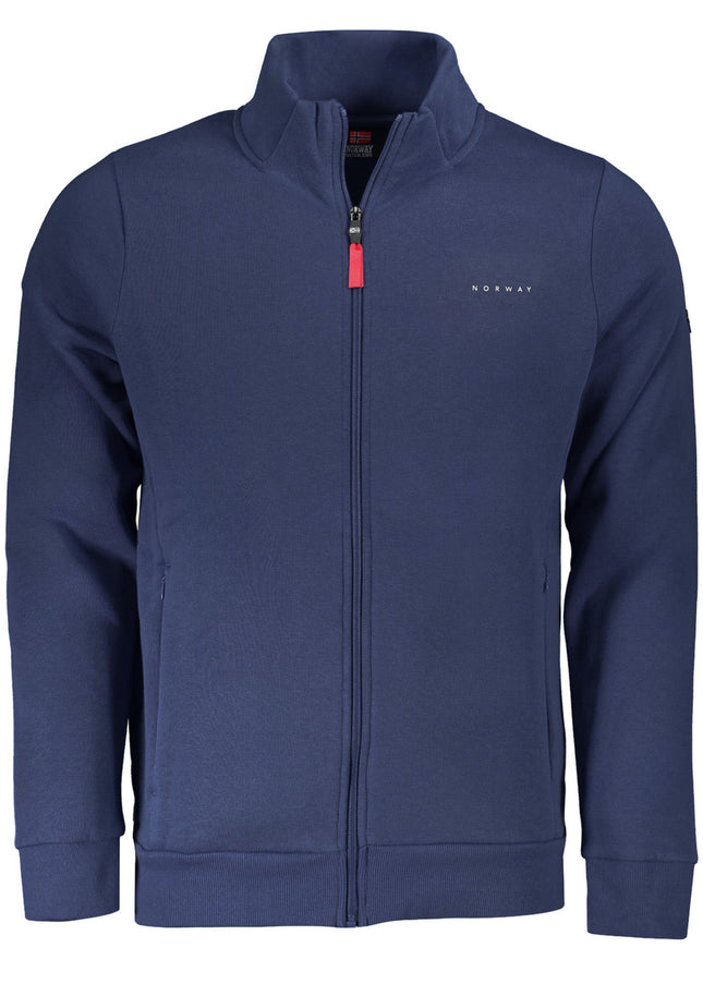 NORWAY 1963 MEN'S BLUE ZIP-UP SWEATSHIRT-0