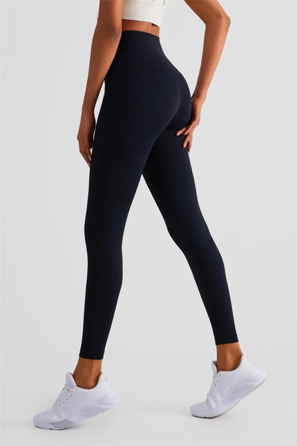 Naomi Cross Over High Waist Leggings Black