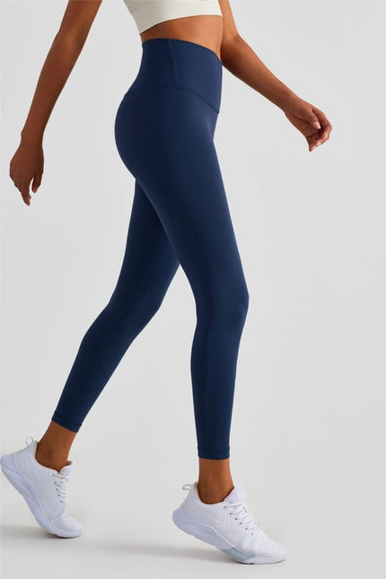 Naomi Cross Over High Waist Leggings Navy