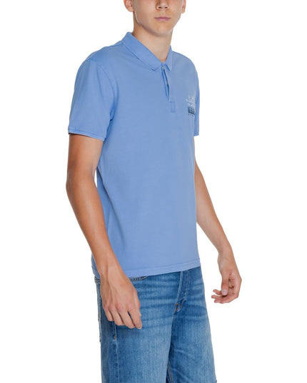 Napapijri Blue Cotton Polo Shirt