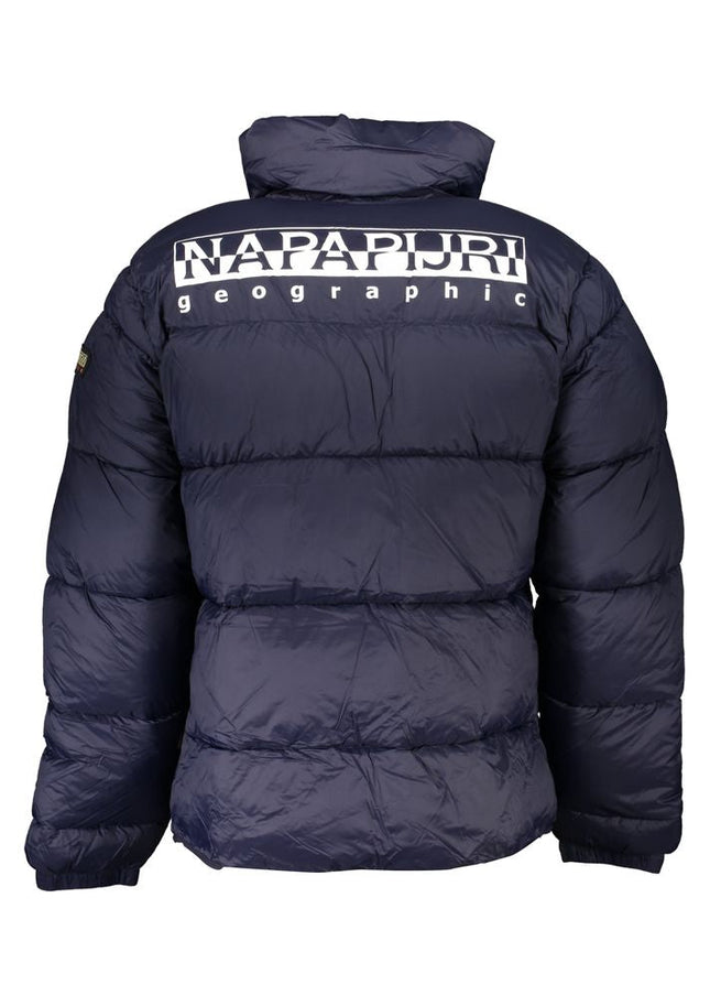 Napapijri Eco-Conscious Blue Jacket with Sleek Design