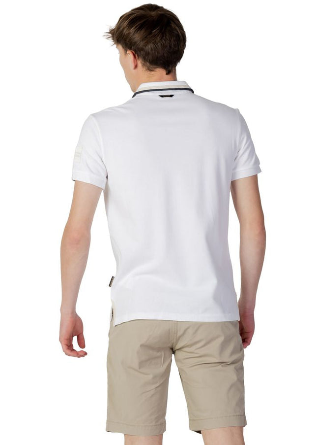 Napapijri White Cotton Polo Shirt