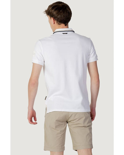 Napapijri White Cotton Polo Shirt