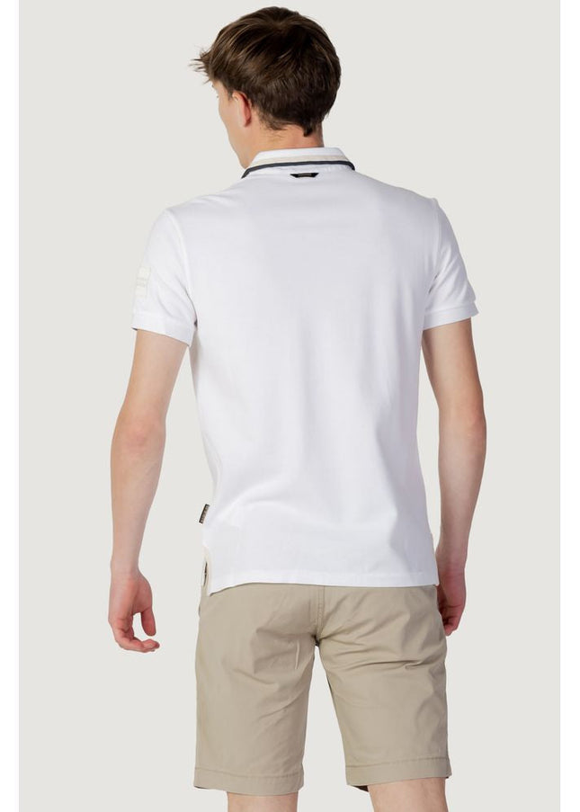 Napapijri White Cotton Polo Shirt