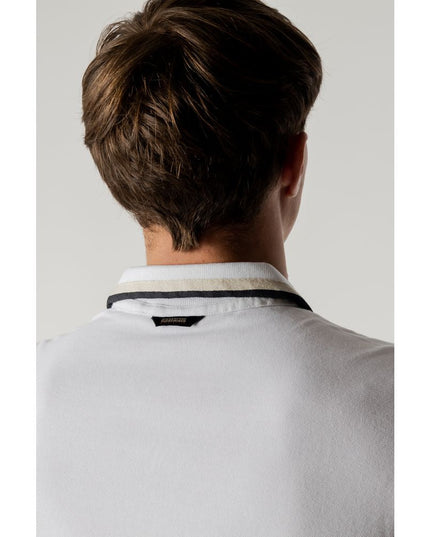 Napapijri White Cotton Polo Shirt