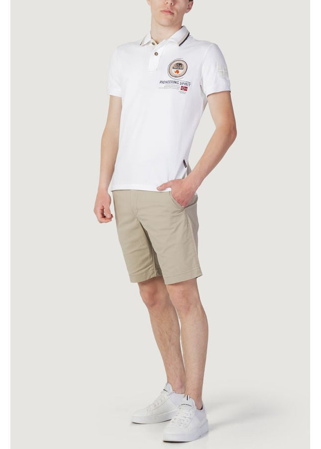 Napapijri White Cotton Polo Shirt