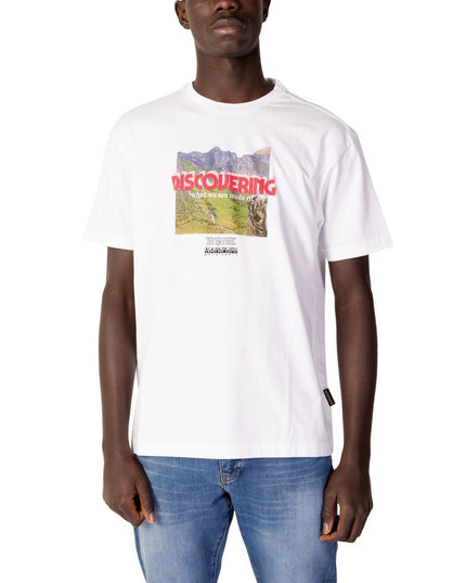 Napapijri White Cotton T-Shirt