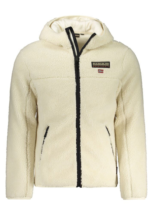 Napapijri White Polyester Jacket