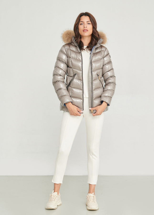 Navara Women Puffer Jacket SILVER