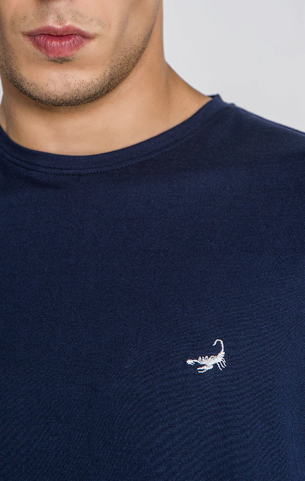 Navy Blue Essential Scorpio Tee-Gianni Kavanagh-Urbanheer