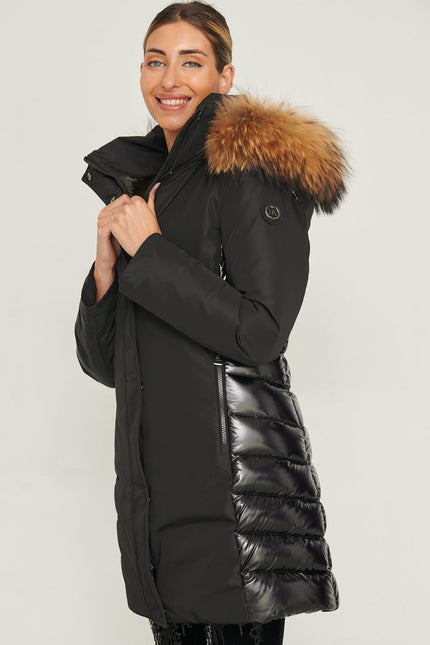 Nicole Women Puffer Jacket BLACK