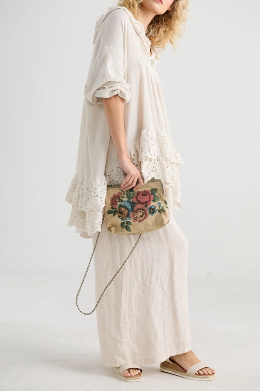 Nightingale Purse  Rose Bouquet