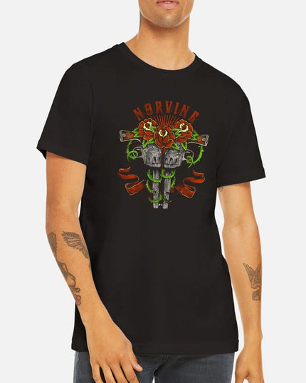 Norvine Oldschool Tattoo Guns T-Shirt