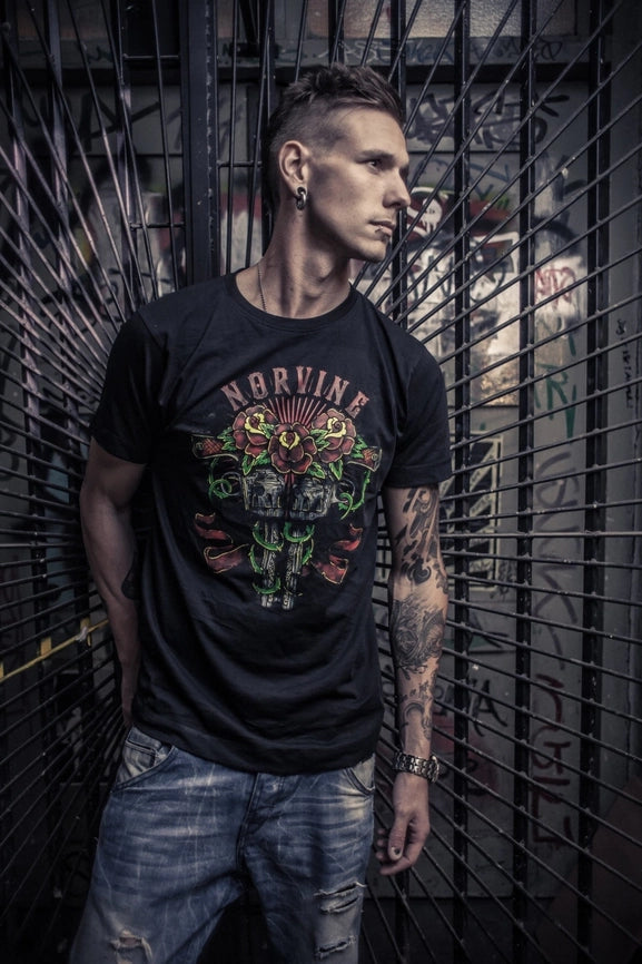 Norvine Oldschool Tattoo Guns T-Shirt