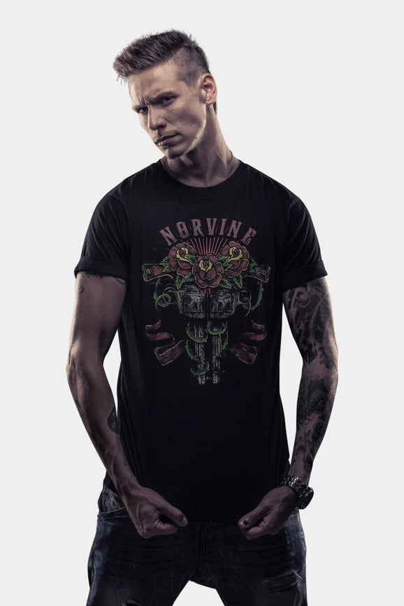 Norvine Oldschool Tattoo Guns T-Shirt