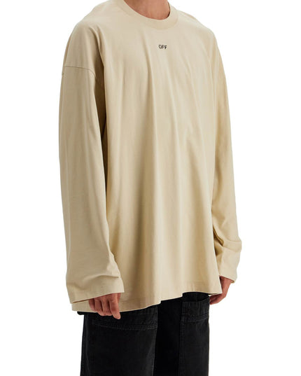 Off White Off-White long sleeve oversized t-shirt for