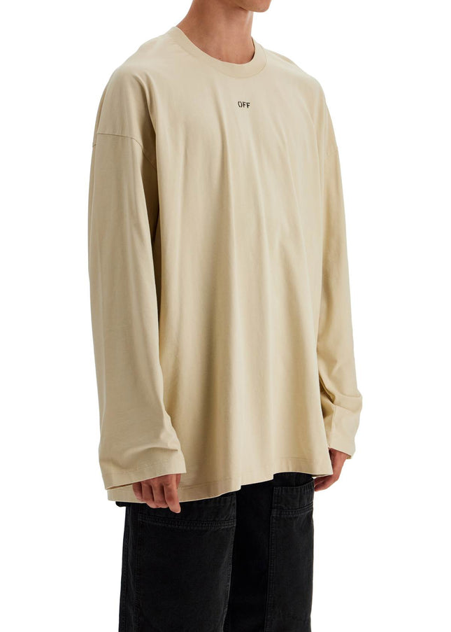 Off White Off-White long sleeve oversized t-shirt for