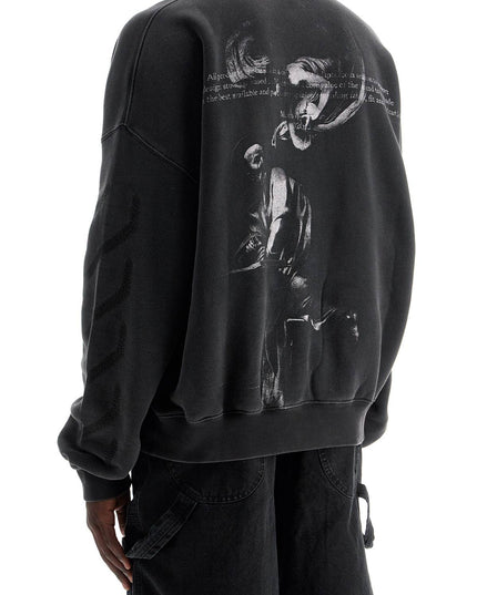 Off-White st. matthew crewneck sweatshirt with arrow