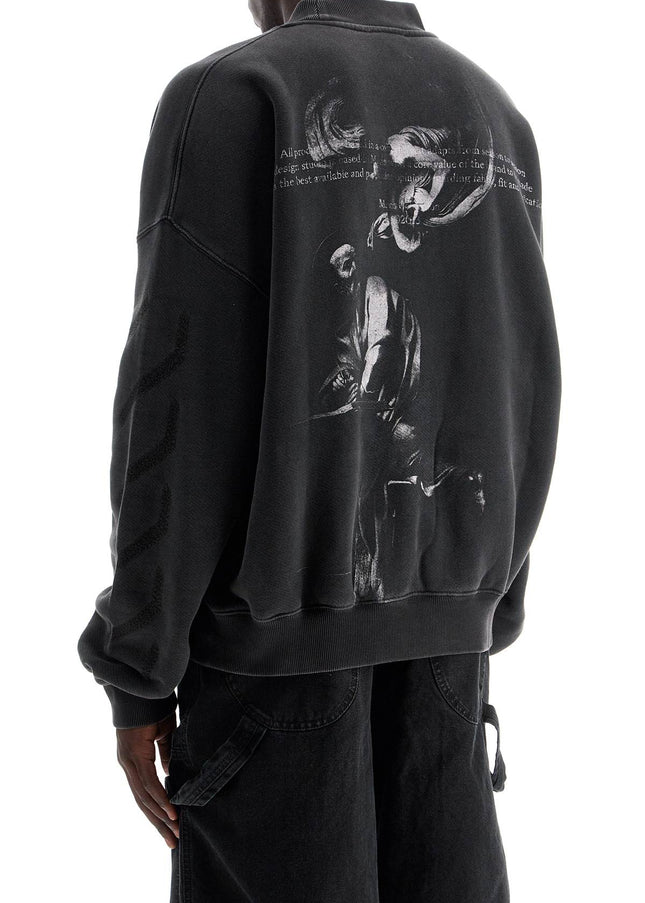 Off-White st. matthew crewneck sweatshirt with arrow