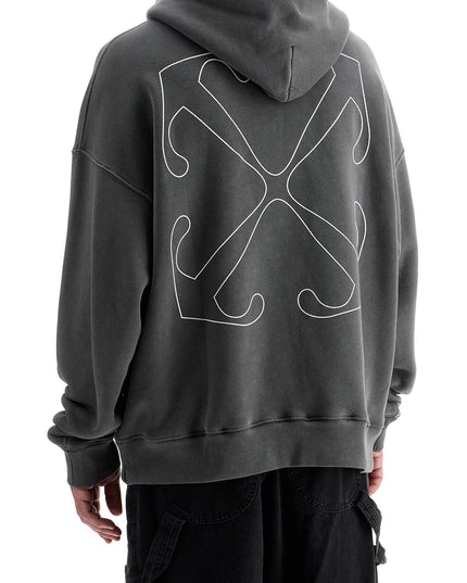 Off White Off-White outline arrow hoodie