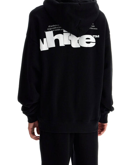 Off White Off-White hooded sweatshirt with shared