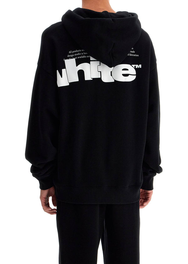 Off White Off-White hooded sweatshirt with shared