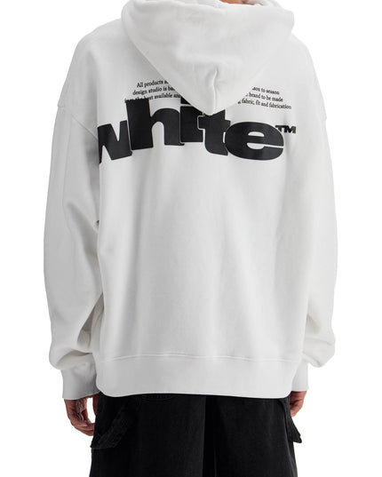 Off White Off-White hooded sweatshirt with shared