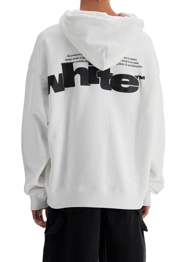 Off White Off-White hooded sweatshirt with shared