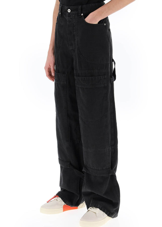 Off-White wide leg cargo pants