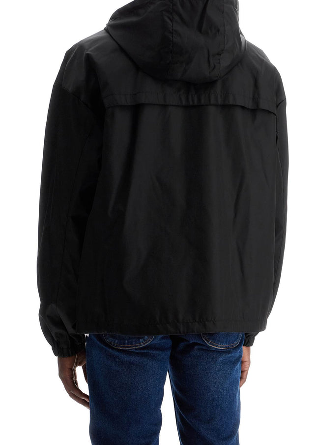 Off-White boxy windbreaker jacket with hood