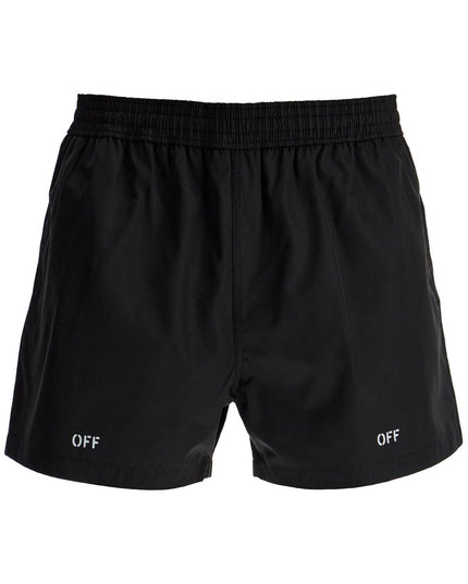 Off White Off-White surfer sea bermuda shorts