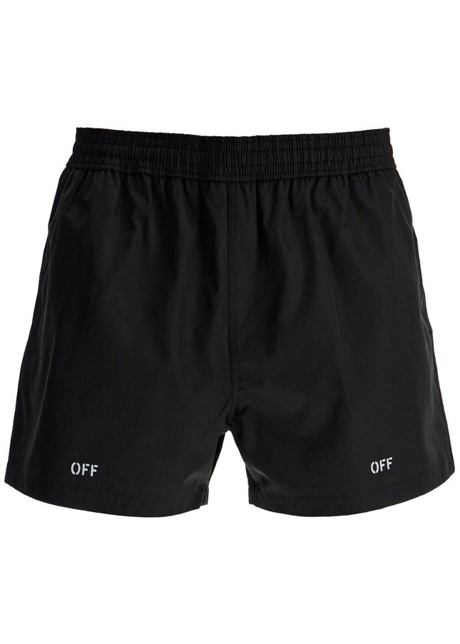 Off White Off-White surfer sea bermuda shorts