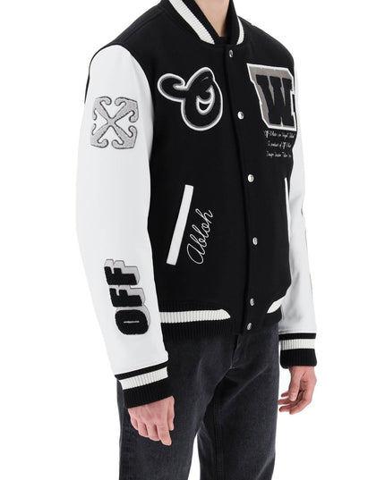 Off-White Lea Varsity Bomber Jacket-OFF-WHITE-48-Urbanheer