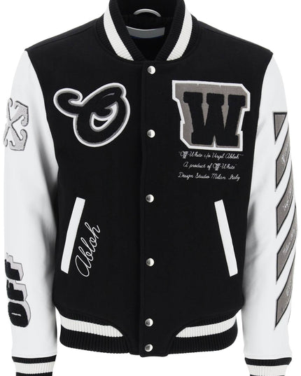 Off-White Lea Varsity Bomber Jacket-OFF-WHITE-48-Urbanheer