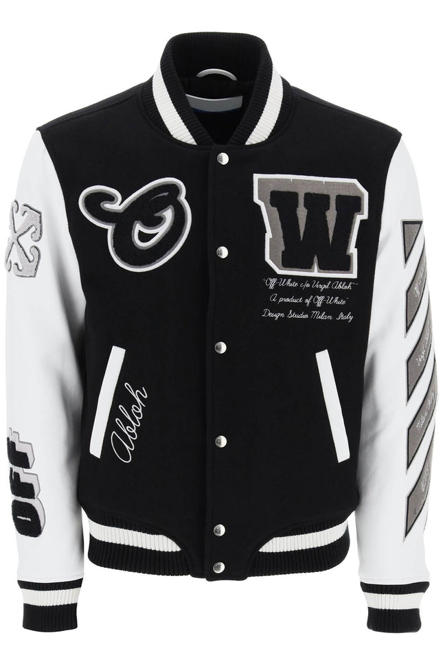 Off-White Lea Varsity Bomber Jacket-OFF-WHITE-48-Urbanheer