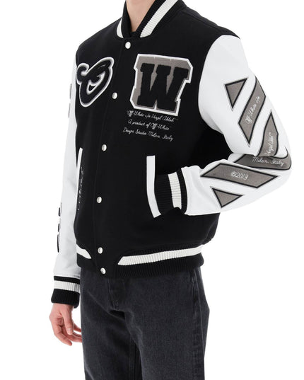 Off-White Lea Varsity Bomber Jacket-OFF-WHITE-48-Urbanheer