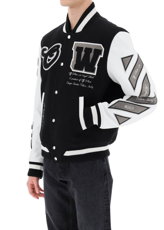 Off-White Lea Varsity Bomber Jacket-OFF-WHITE-48-Urbanheer