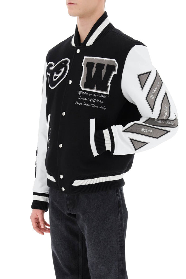 Off-White Lea Varsity Bomber Jacket-OFF-WHITE-48-Urbanheer