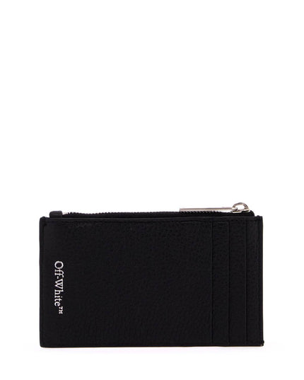 Off White Off-White leather diag card holder