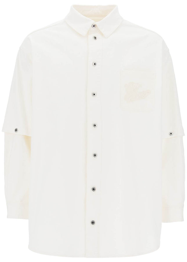 Off-White convertible overshirt with 90's