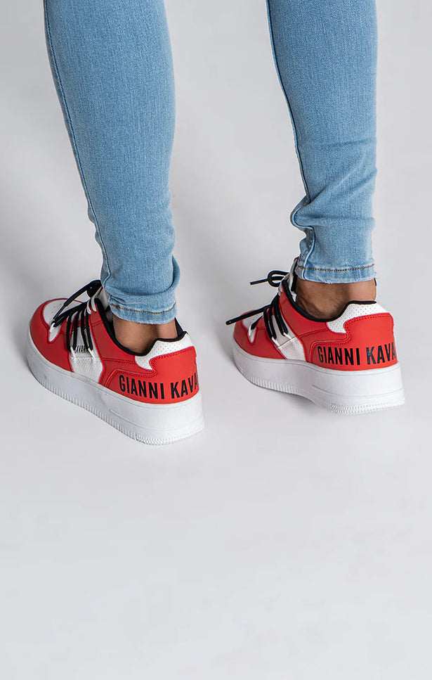 Red Wrapped Sneakers-Sneakers-Gianni Kavanagh-Urbanheer