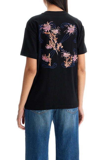 Off White Off-White pinkflower arrow t-shirt