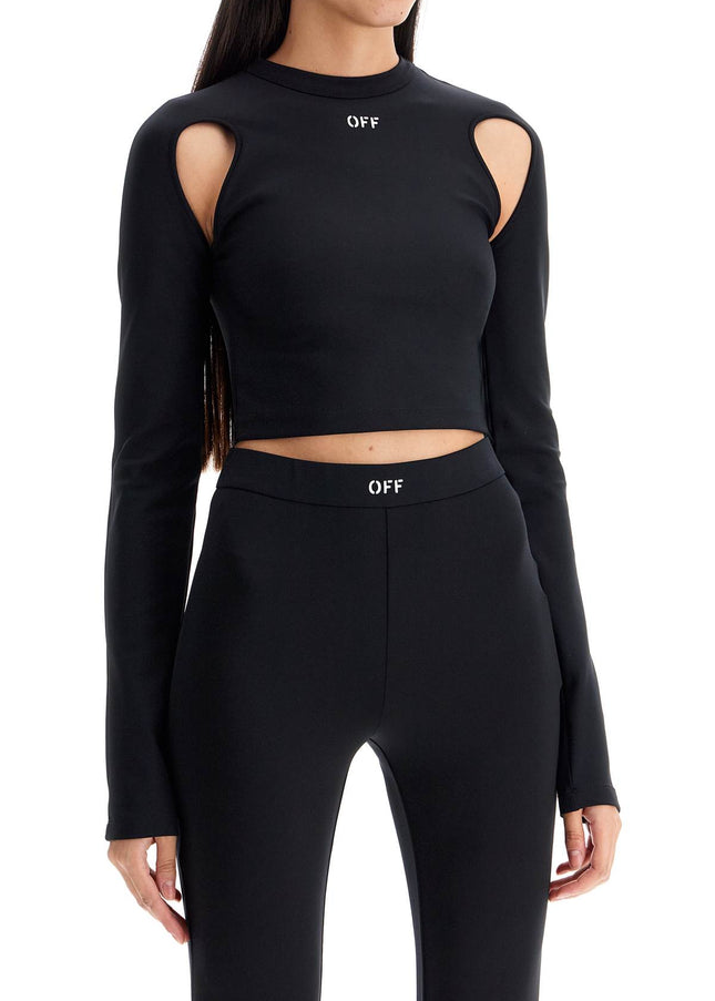 Off-White "cropped top with cut out detail