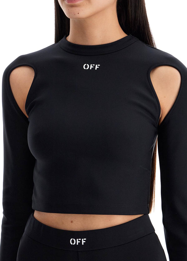 Off-White "cropped top with cut out detail